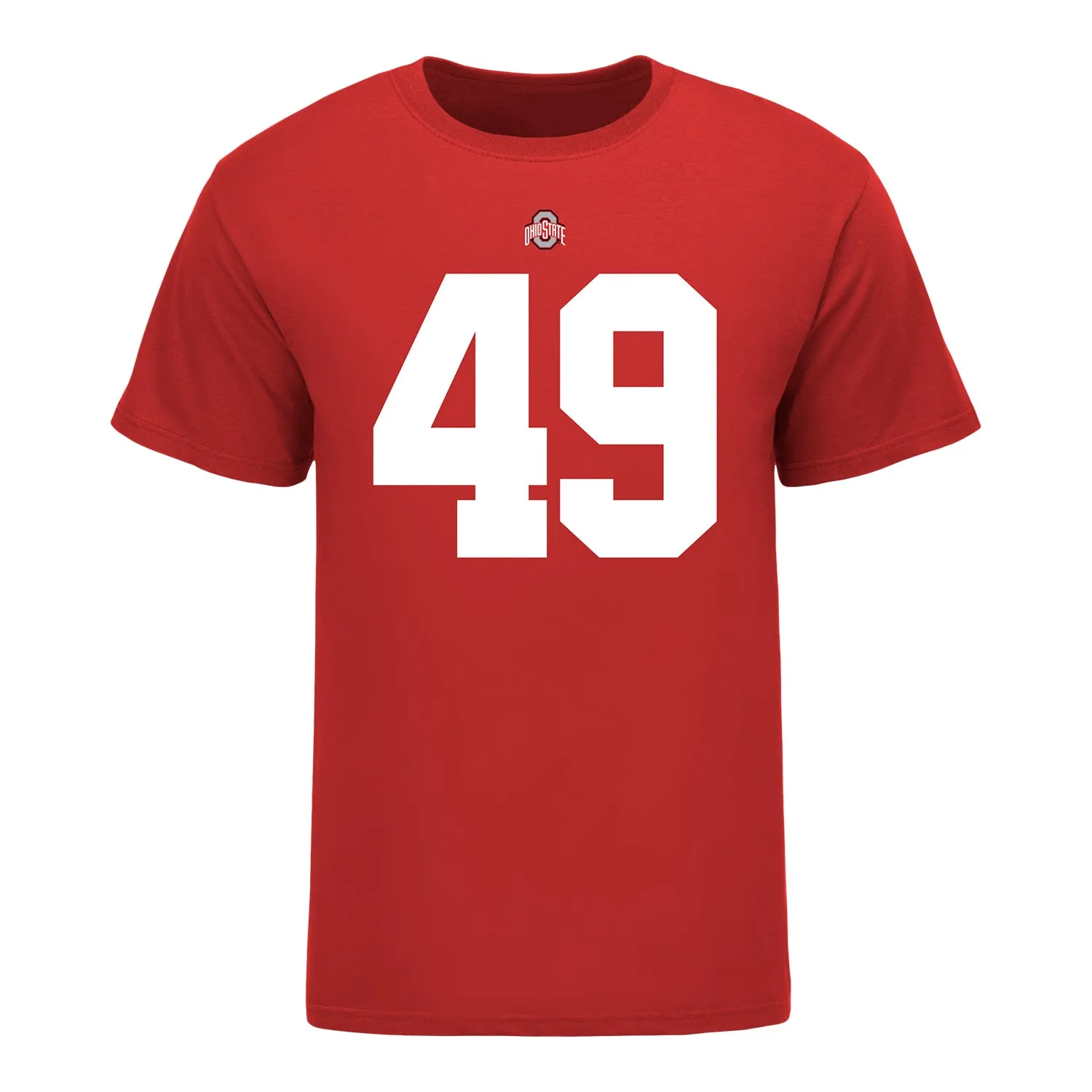 Ohio State Buckeyes #49 Patrick Gurd Student Athlete Football T-Shirt