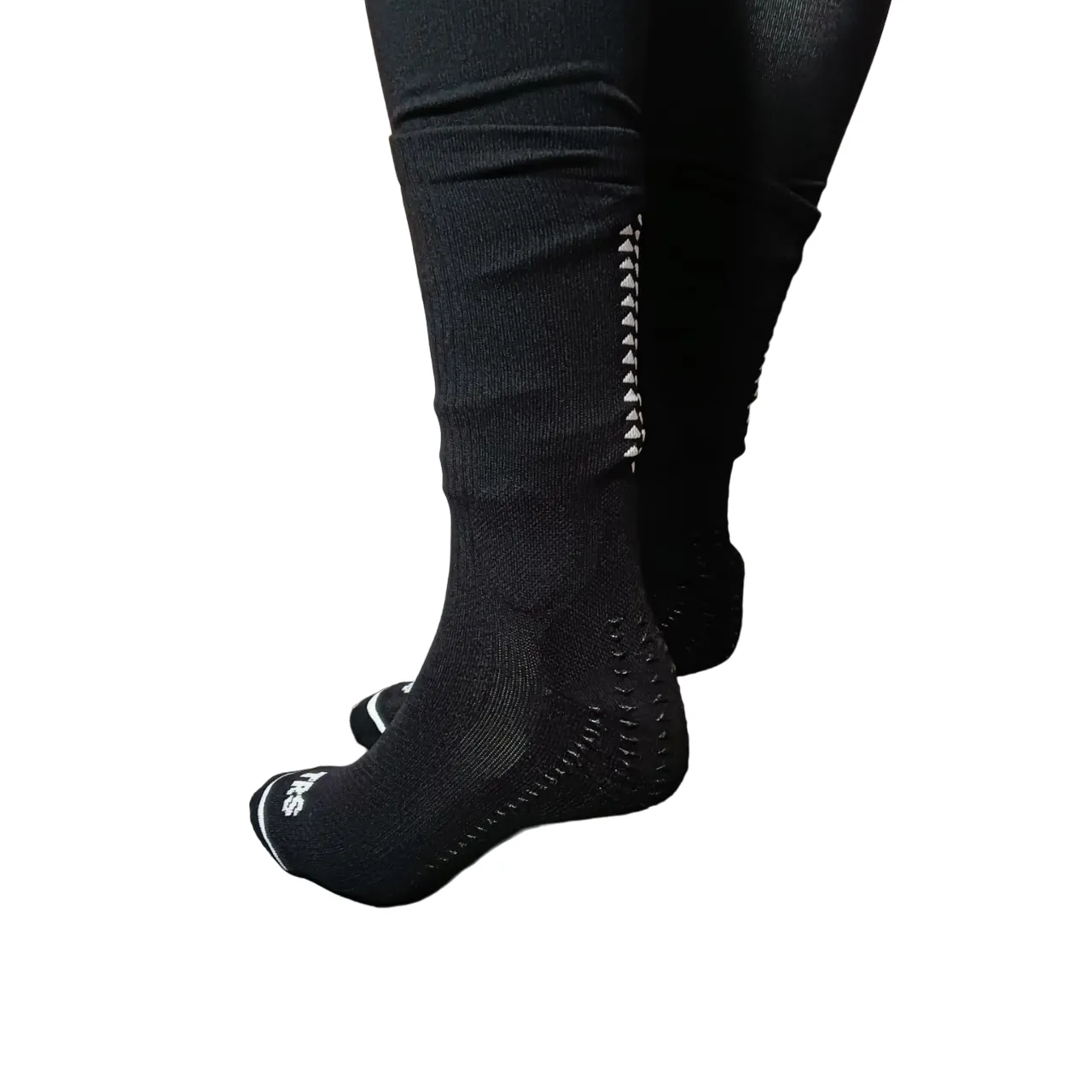 TRS technical football socks leg warmers P644 P777 black