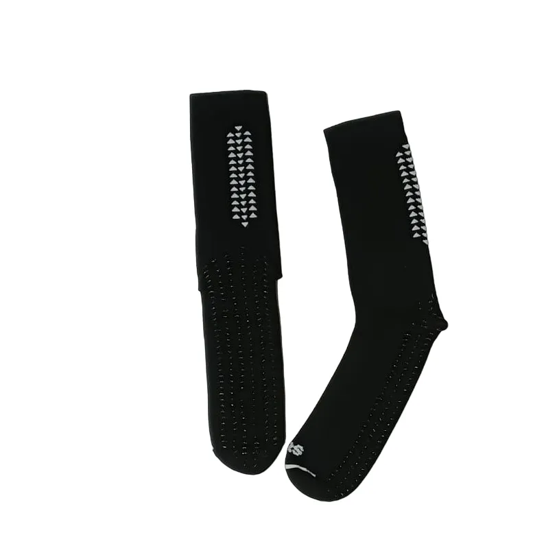 TRS technical football socks leg warmers P644 P777 black