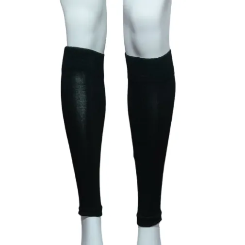 TRS technical football socks leg warmers P644 P777 black